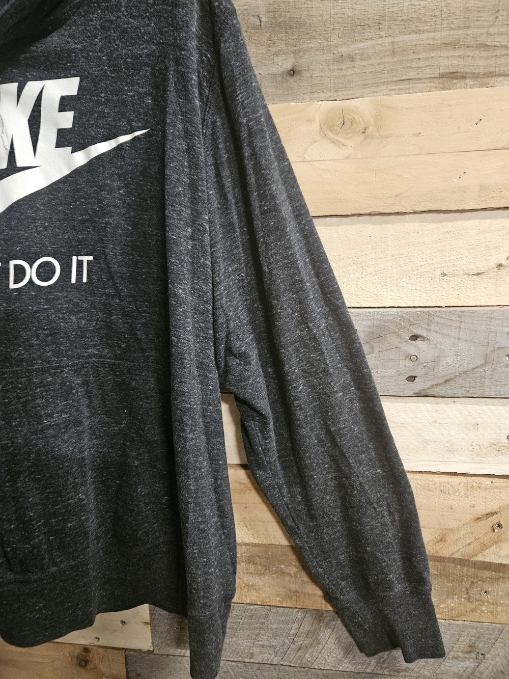Nike Womens Dark Gray Crewneck Hoodie - Picture 4 of 6